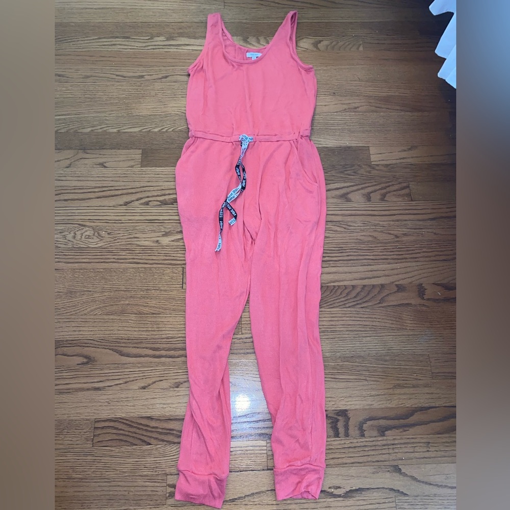Nine West Sleepwear Pink One Piece Jumper, Size Medium